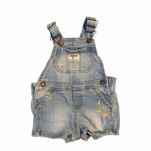 Oshkosh bgosh baby girls Overalls with embroidered butterflies